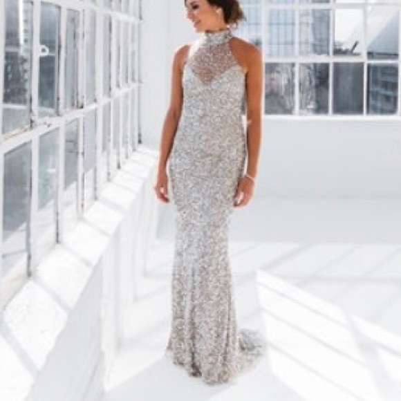 parker black evening gowns